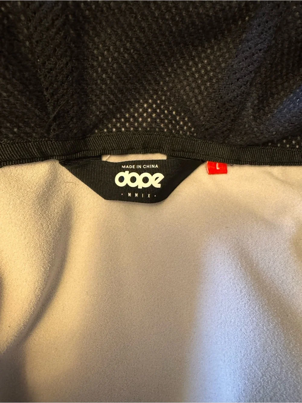 DOPE Navy Blue Ski Anorak Jacket with Hood - Picture 2 of 3